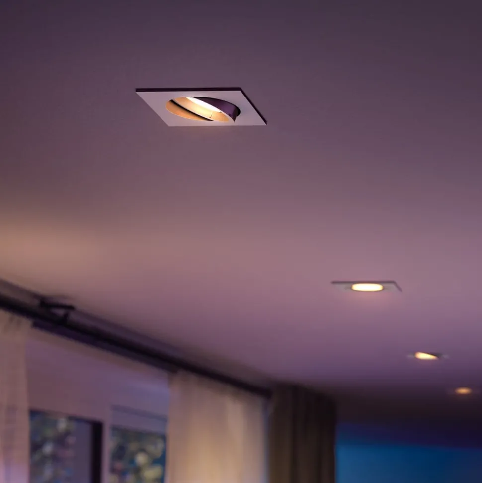 Philips Hue Centura LED inbouwspot hoekig, wit
