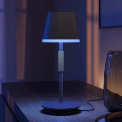 Philips Hue Go LED tafellamp met kap zwart