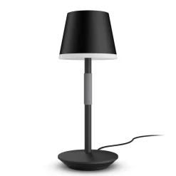 Philips Hue Go LED tafellamp met kap zwart