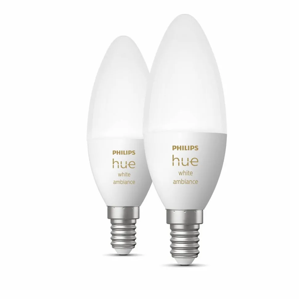 Philips Hue kaarslamp White Ambiance 2x E14 5,2W