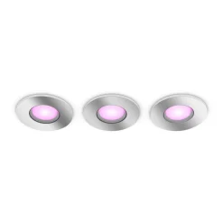 Philips Hue LED inbouwspot Xamento chroom Ø 9,4cm CCT RGB 3st