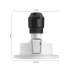 Philips Hue LED inbouwspot Xamento chroom Ø 9,4cm CCT RGB 3st