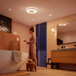 Philips Hue LED inbouwspot Xamento chroom Ø 9,4cm CCT RGB 3st