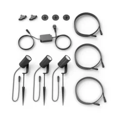 Philips Hue LED spot Lily, set van 3, bridge, RGB, CCT, IP65