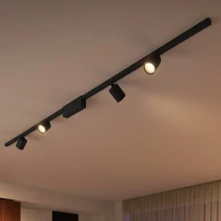 Philips Hue Perifo railsysteem 4x spots zwart