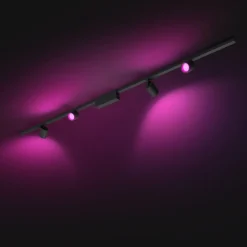Philips Hue Perifo railsysteem 4x spots zwart
