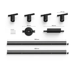 Philips Hue Perifo railsysteem 4x spots zwart