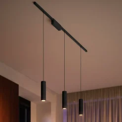 Philips Hue Perifo track, 3 LED pendels, zwart