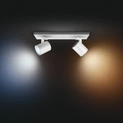 Philips Hue Runner LED spot, 2-lamps, dimschakelaar, wit