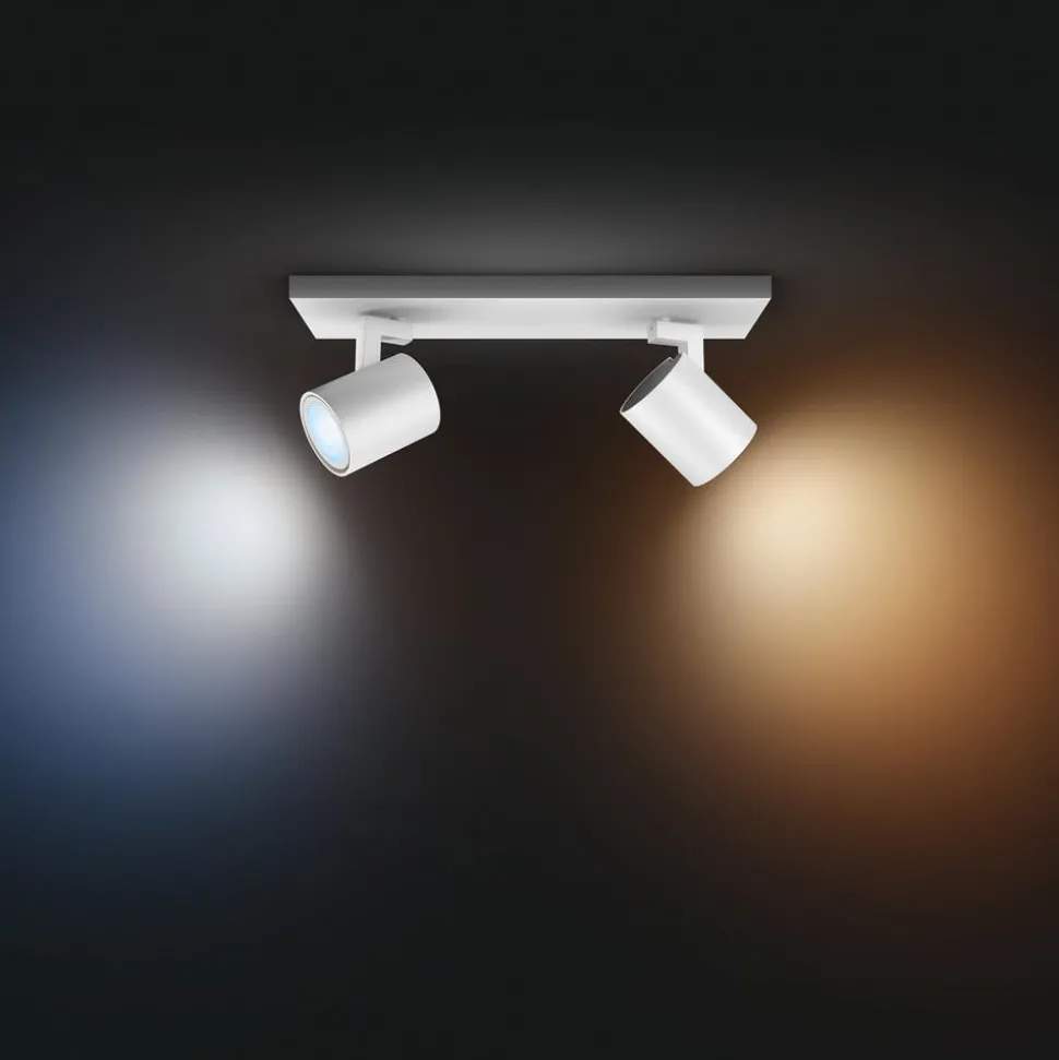 Philips Hue Runner LED spot, 2-lamps, dimschakelaar, wit