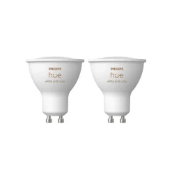 Philips Hue White & Colour Ambiance LED GU10 4,2 W, 2-pak