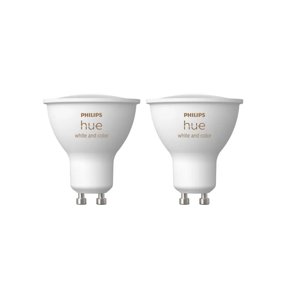 Philips Hue White & Colour Ambiance LED GU10 4,2 W, 2-pak