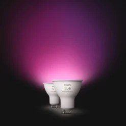 Philips Hue White & Colour Ambiance LED GU10 4,2 W, 2-pak