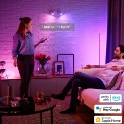 Philips Hue White & Colour Ambiance LED GU10 4,2 W, 2-pak