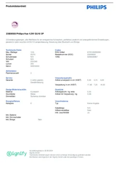 Philips Hue White Ambiance GU10 4.2W Reflectorlamp 3st