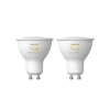 Philips Hue White Ambiance LED reflectorlamp GU10 4,2 W, set van 2