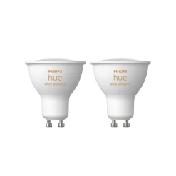 Philips Hue White Ambiance LED reflectorlamp GU10 4,2 W, set van 2
