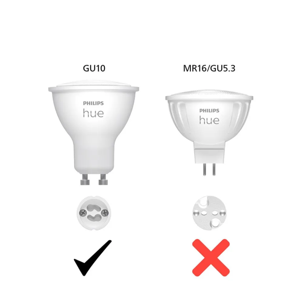 Philips Hue White Ambiance LED reflectorlamp GU10 4,2 W