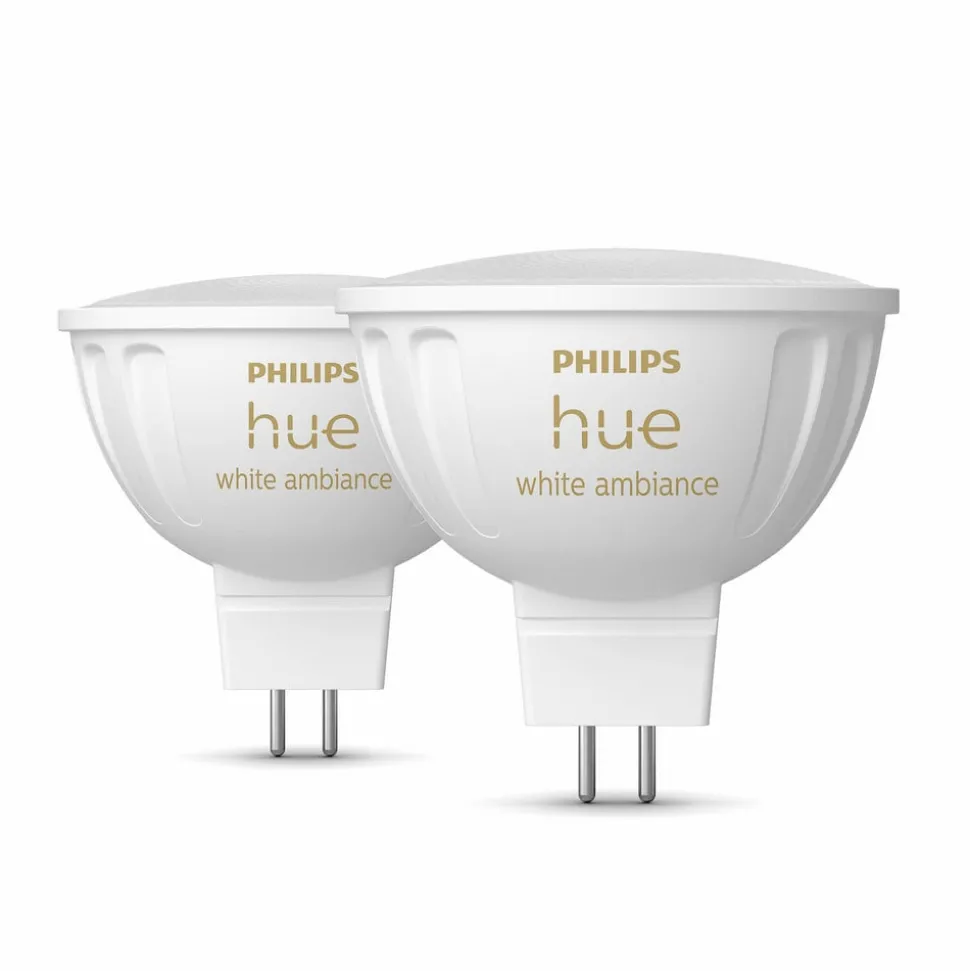 Philips Hue White Ambiance LED 5.1W GU5.3 set van 2
