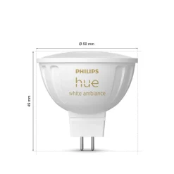 Philips Hue White Ambiance LED 5.1W GU5.3 set van 2