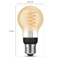 Philips Hue White E27 7W filament A60 550lm
