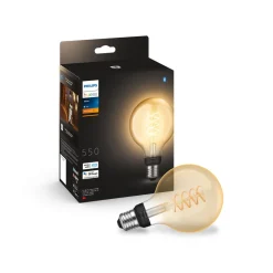 Philips Hue White filament lamp Globe G93 E27 7,2W