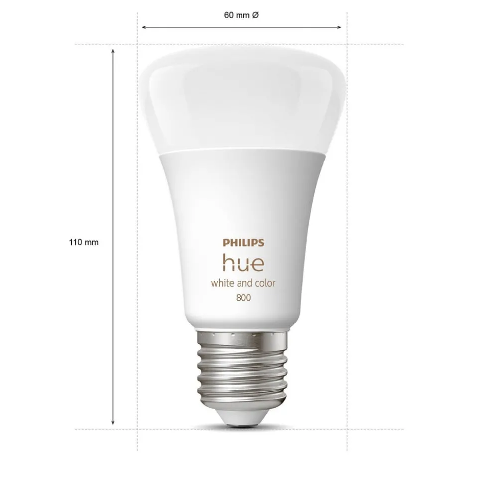 Philips Hue White&Color Ambiance 6,5W E27 2/set