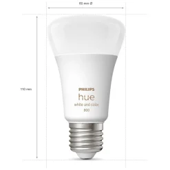 Philips Hue White&Color Ambiance LED E27 6,5W per4