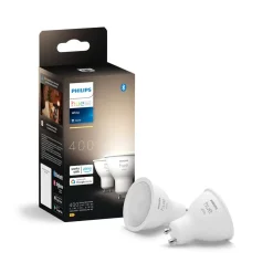 Philips Hue witte LED reflectorlamp GU10 4,2 W, set van 2