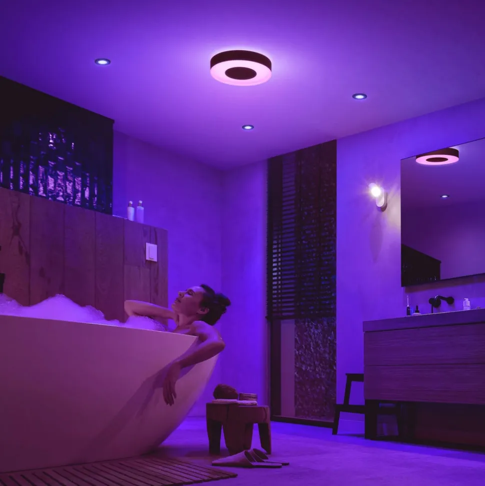 Philips Hue Xamento LED plafondlamp 38cm zwart