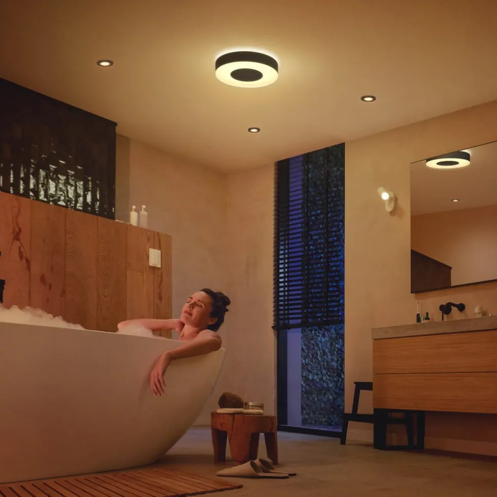 Philips Hue Xamento LED plafondlamp 38cm zwart