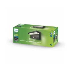 Philips LED buiten wandlamp Bustan Sensor, 4.000 K