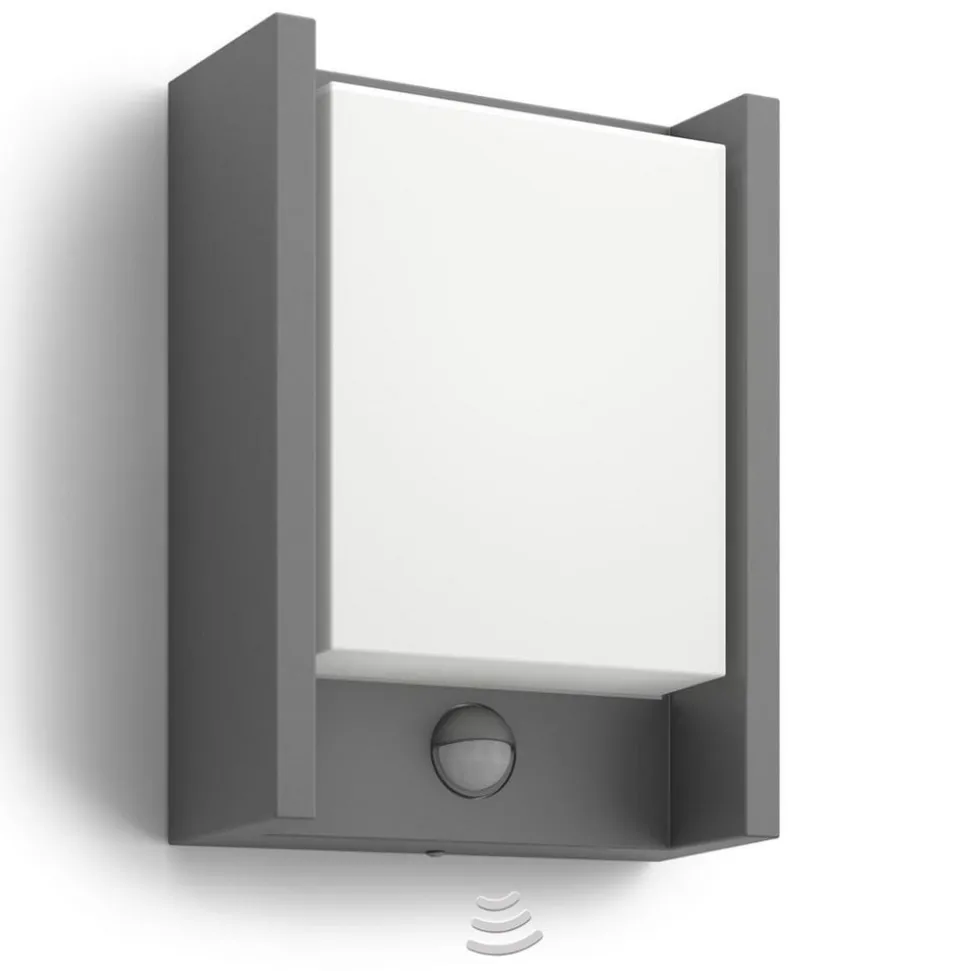 Philips LED buiten wandlamp Arbour Sensor 1-lamp 2.700 K
