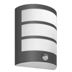 Philips LED buiten wandlamp Python UE, antraciet, sensor