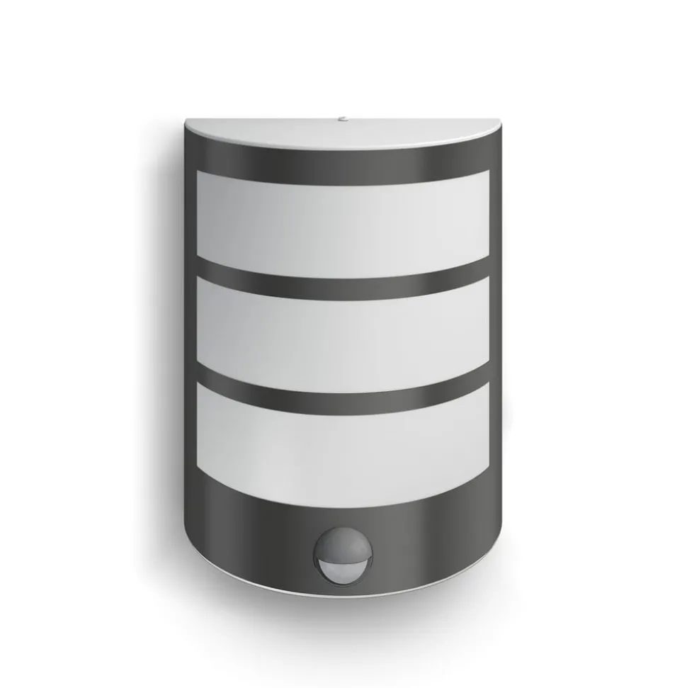 Philips LED buiten wandlamp Python UE, antraciet, sensor