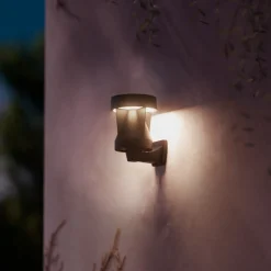 Philips LED buiten wandlamp Avery, zwart, IP44