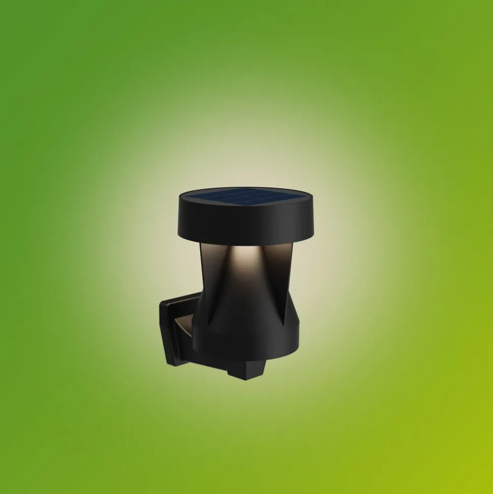 Philips LED buiten wandlamp Avery, zwart, IP44