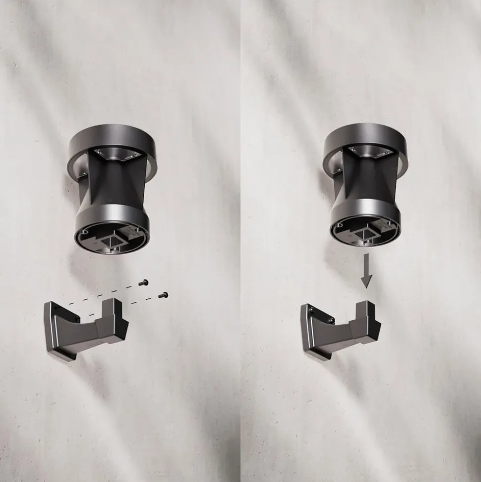 Philips LED buiten wandlamp Avery, zwart, IP44