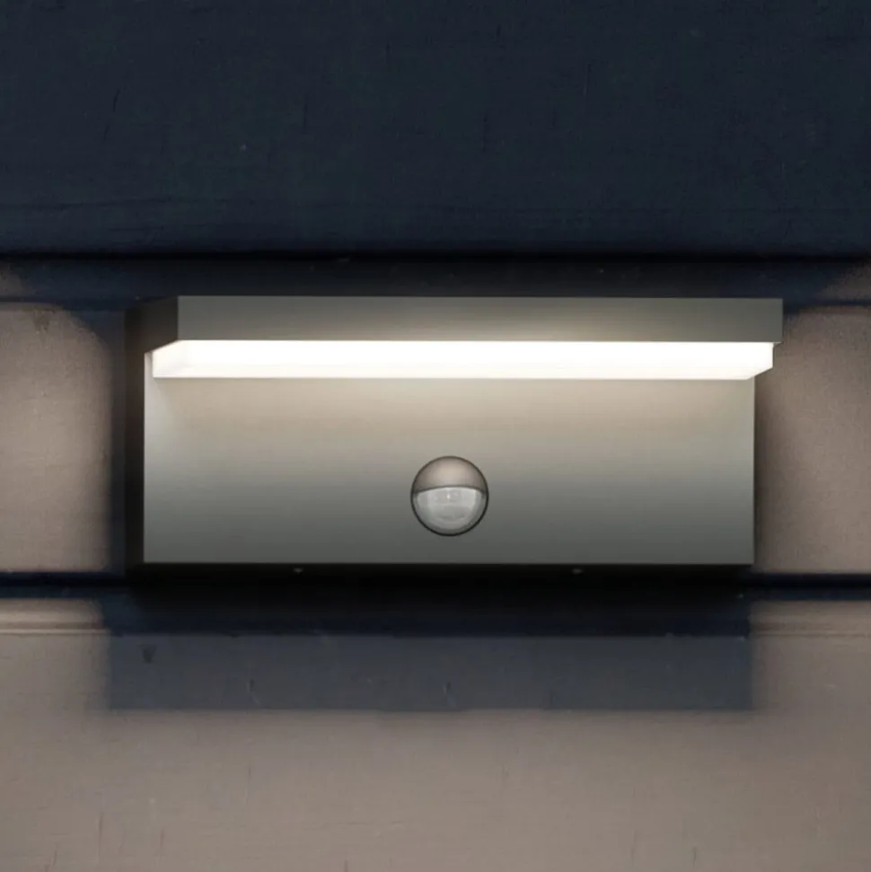 Philips LED buiten wandlamp Bustan Sensor 2.700 K