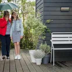 Philips LED buiten wandlamp Bustan Sensor 2.700 K