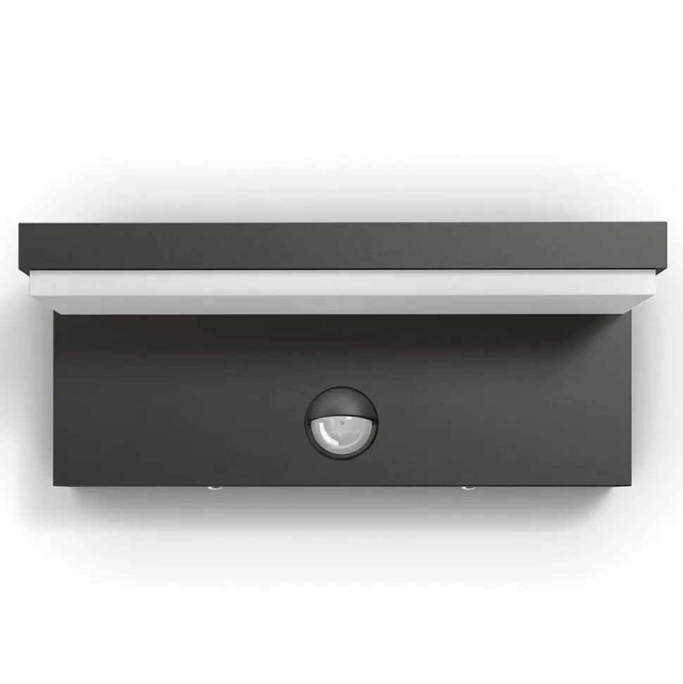 Philips LED buiten wandlamp Bustan Sensor 2.700 K