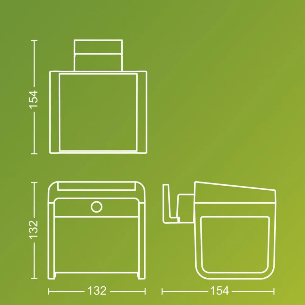 Philips LED buiten wandlamp Ezra UE, kunststof, IP44