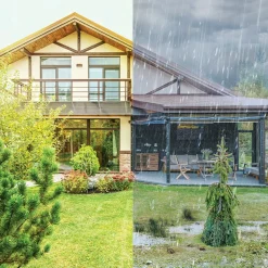 Philips LED buiten wandlamp Ezra UE, kunststof, IP44