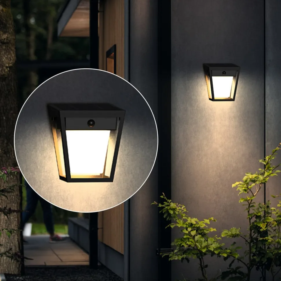 Philips LED buiten wandlamp Nissa UE, kunststof, IP44