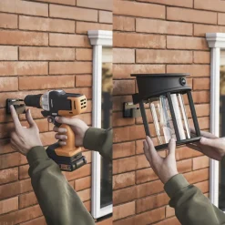 Philips LED buiten wandlamp Geri UE Sensor, rond, IP44