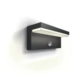 Philips LED buitenwandlamp Bustan UE, sensor, 2.700 K