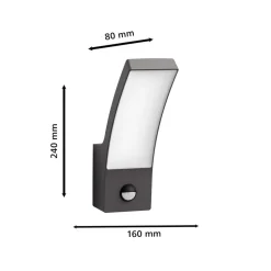 Philips LED buitenwandlamp Splay UE, sensor