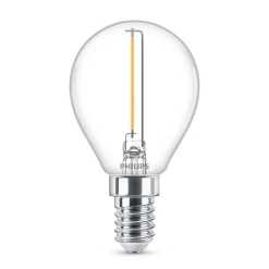 Philips LED Classic druppellamp E14P45 1,4W helder