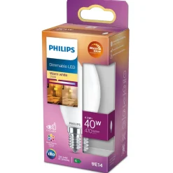 Philips LED Classic WarmGlow E14 B35 3,4W mat