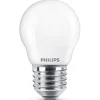 Philips LED druppellamp E27 2,2W, warmwit, opaal